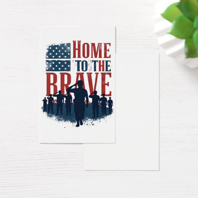 Home of the Brave Salute Tee (Bureau)