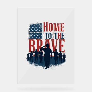 Home of the Brave Salute Tee
