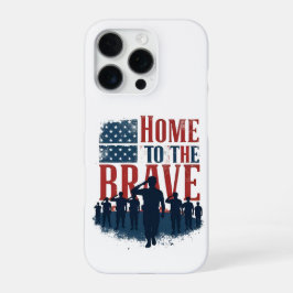 Home of the Brave Salute Tee iPhone 16 Pro Hülle