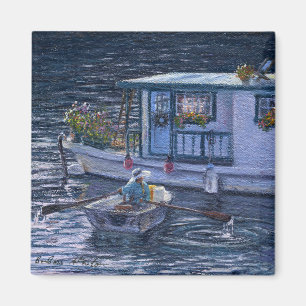 "Home on the Water" Magnet