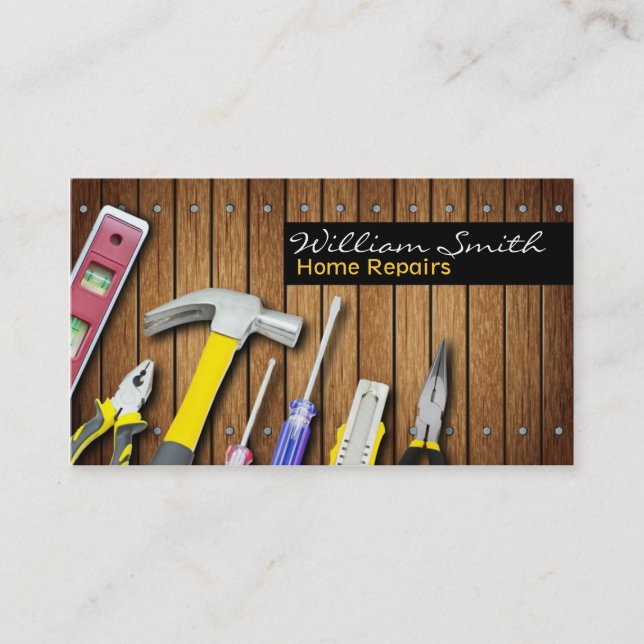 Home Repairs Business card Visitenkarte (Vorderseite)