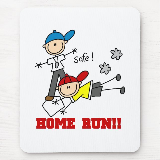 Home Run Baseball Mousepad (Vorne)