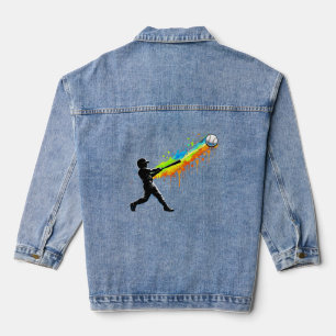 Home Run Drip Batter Silhouette Jeansjacke