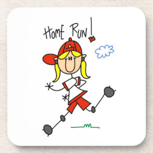 Home Run Girls Softball T-Shirts und Geschenke Getränkeuntersetzer