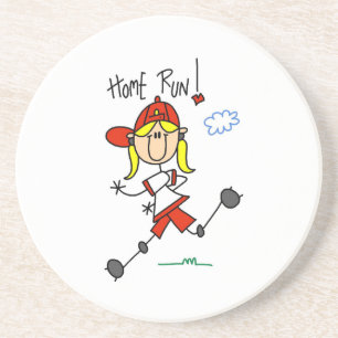 Home Run Girls Softball T-Shirts und Geschenke Untersetzer