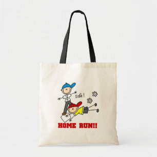 Home Run Jungen Baseball T-Shirts und Geschenke Tragetasche