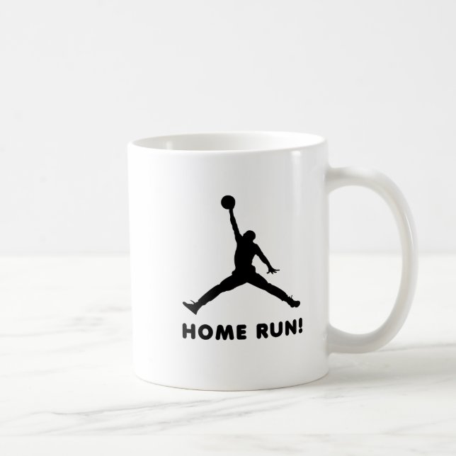 Home Run Lustiger Becher Kaffeetasse (Rechts)
