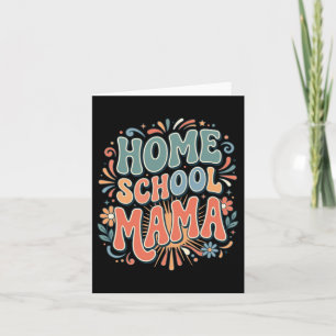 Home School Mama Boho Regenbogen Mit Herz Karte
