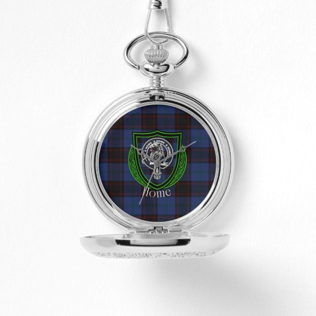 Home Scottish Clan Tartan & Crest Armbanduhr (Vorderseite)