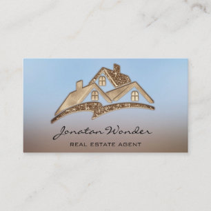 Home Social Media-Logo Real Anwesen Agent Foto Visitenkarte