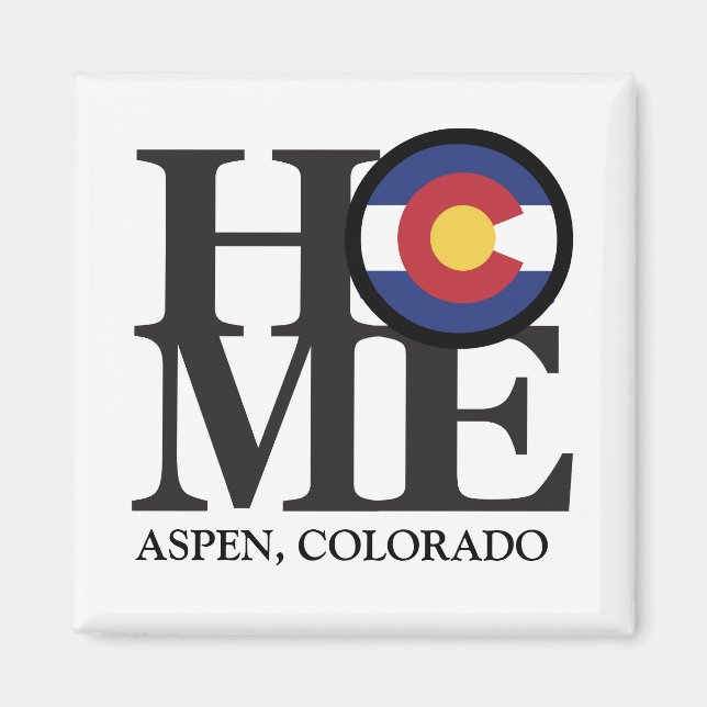 HOME spé Colorado 4x4" Magnet (Devant)