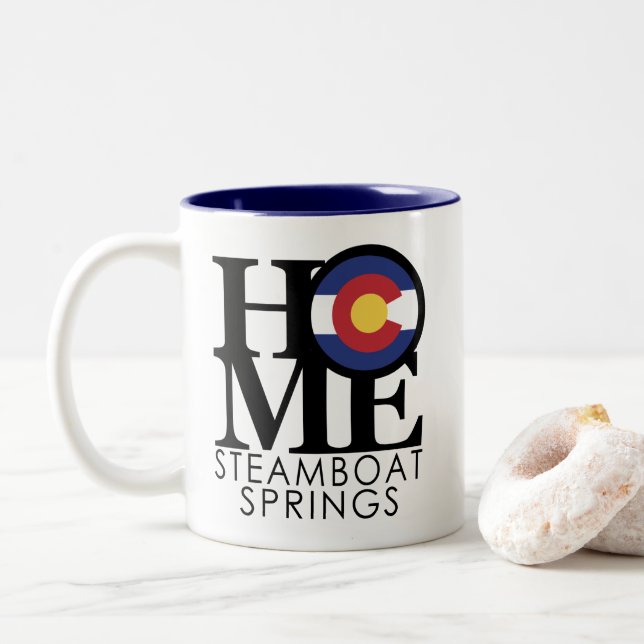 HOME Steamboat Springs Mug (Avec donut)