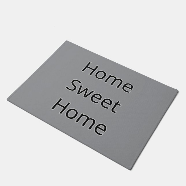 Home sweet home AI art  Fußmatte (Schrägansicht)