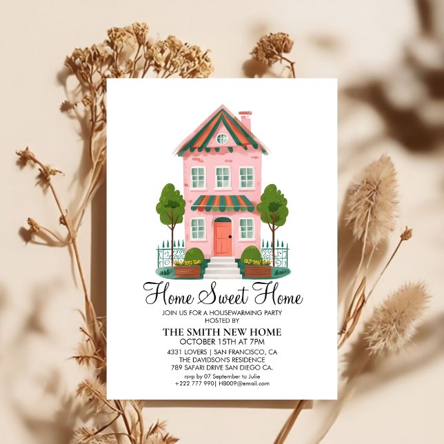 Home Sweet Home Housewarming Party Invitation Card Einladung (Von Creator hochgeladen)