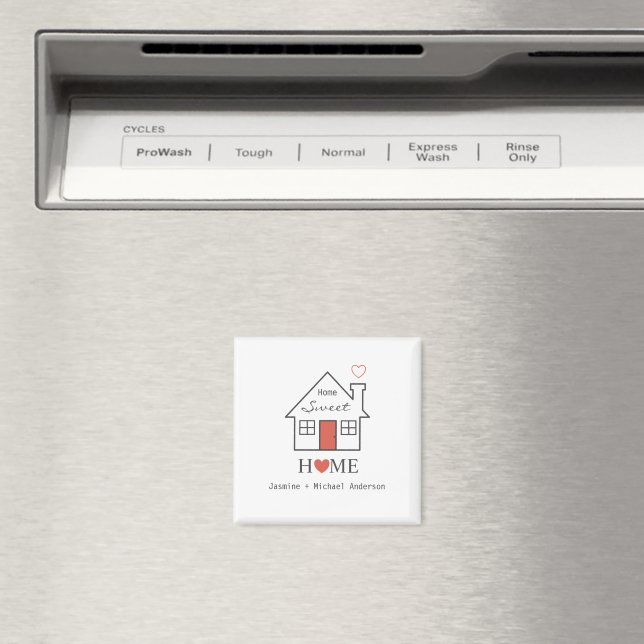 Home Sweet Home Magnet personnalisé (In Situ (Lave-vaisselle))