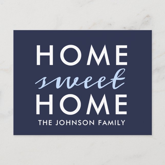 Home Sweet Home Marine Moving Faire-part Carte pos (Devant)