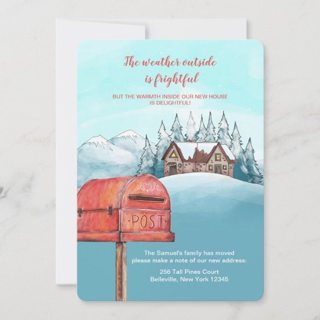 Home Sweet Home Moving Faire-part (Devant)