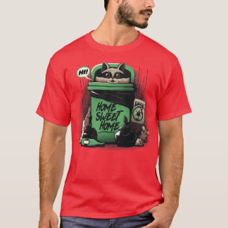 Home Sweet Home Müll Waschbär von Tobe Fonseca T-Shirt