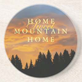 Home Sweet Mountain Home Dessous de verre de boiss