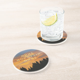 Home Sweet Mountain Home Dessous de verre de boiss