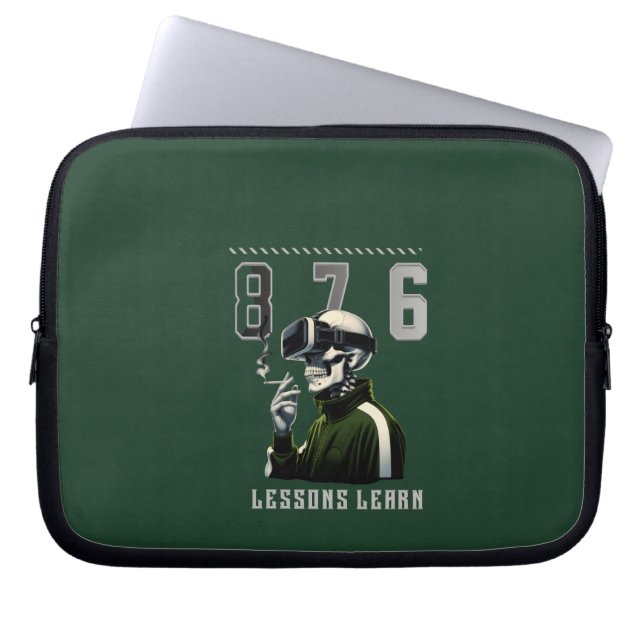 Home/Work 876 LESSONS LEARN Electronics Bag Laptopschutzhülle (Vorderseite)