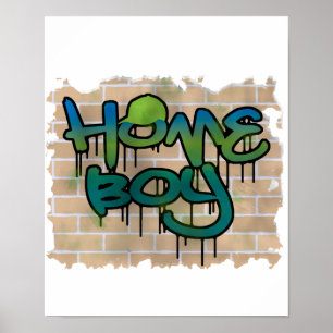 Homeboy Graffiti-Design Poster