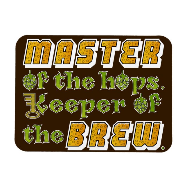 Homebrew Ber Brewer Magnet (Horizontal)