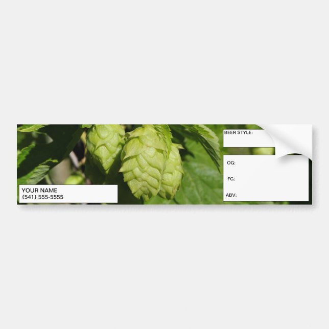 Homebrewers blöder Fass-Aufkleber Autoaufkleber (Vorne)