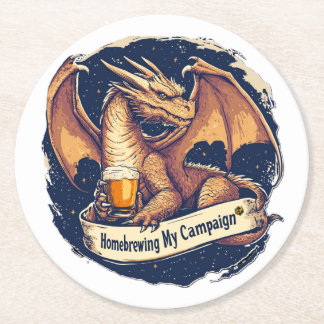 Homebrewing RPG-Untersetzer Runder Pappuntersetzer