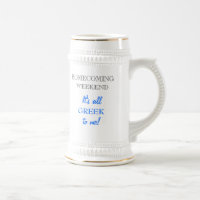 HOMECOMING "It's all GREEK to Me!" stein (Keramik)