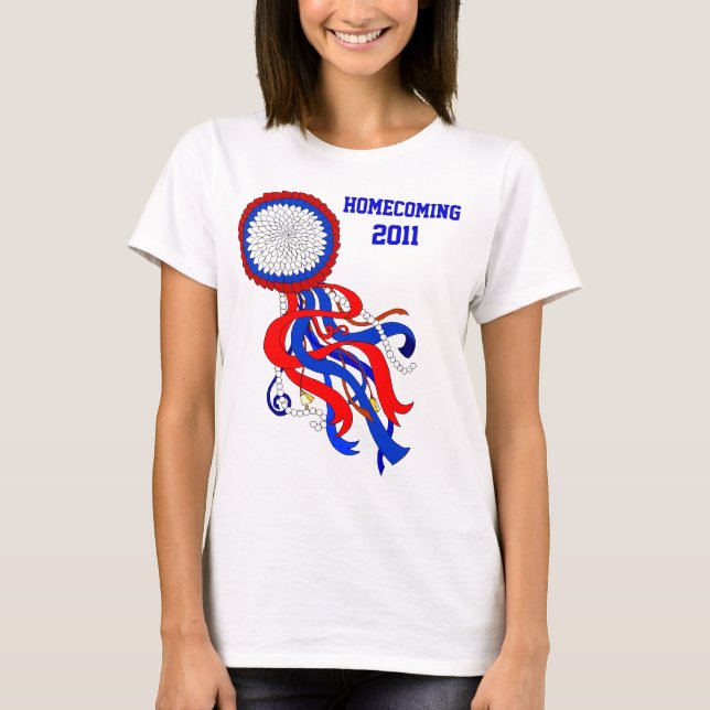 Homecoming-T - Shirt herein mit roter weißer und (Vorderseite)