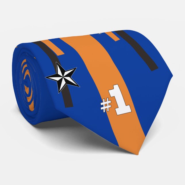 Homecomoming Football Game Mum Necktie Krawatte (Gerollt)