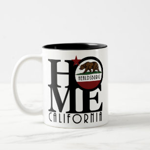 HOMEHealdsburg Californie 11oz Mug à café à deux t