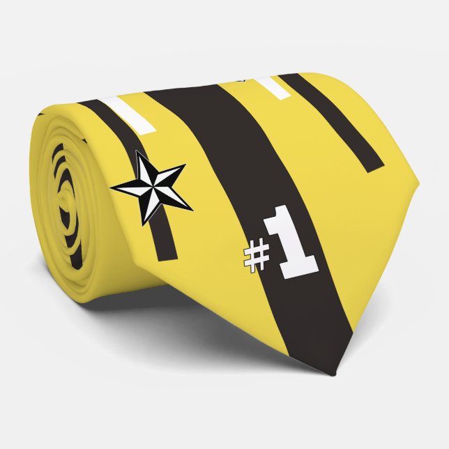 Homekomierende Football Mum Necktie Krawatte (Gerollt)