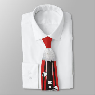 Homekomierende Football Mum Necktie Maroon Krawatte