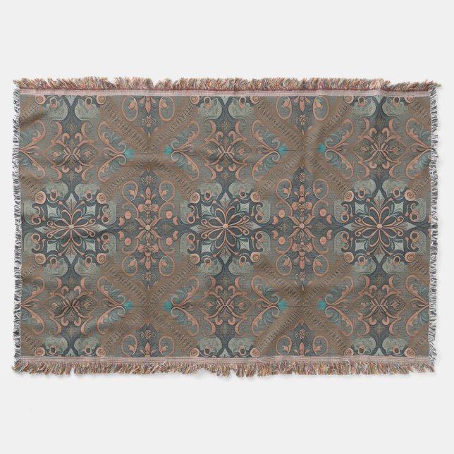 Homely cottage pattern decke (Vorderseite)