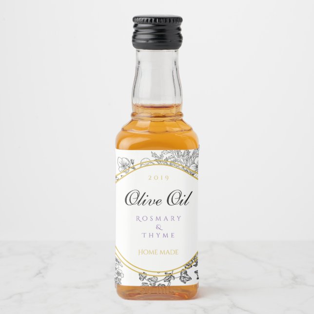 Homemade Alkoholflaschenetikett (Vorderseite)