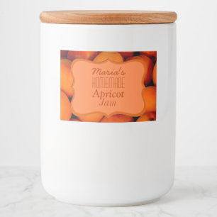 Homemade Apricot Jam Lebensmitteletikett