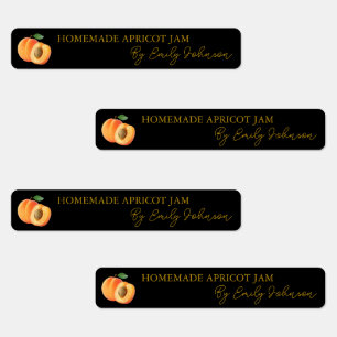 Homemade Apricot-Marmelade Etiketten