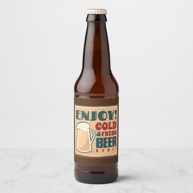 Homemade Brew Bierflaschenetikett (Vorderseite)