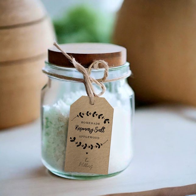 Homemade Food DIY Holiday Modern Chic Hostess Geschenkanhänger (Von Creator hochgeladen)