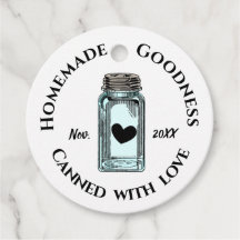 Homemade Goodness Doziert mit Liebe Mason Jar Ded