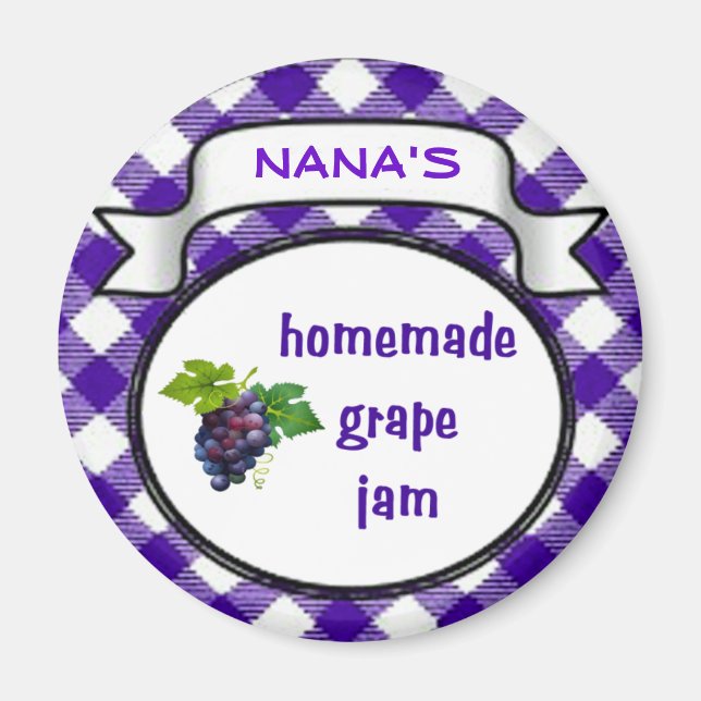 Homemade Grape Jam Magnet (Vorne)