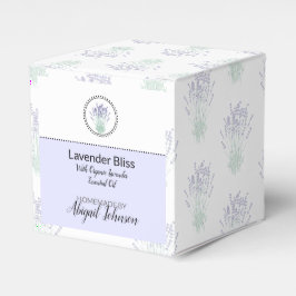 Homemade Lavender Bath Bombenkasten Geschenkschachtel