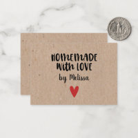 Homemade mit Liebe Kraft Small Business