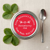Homemade mit Liebe Red | Strawberry Jam Canning