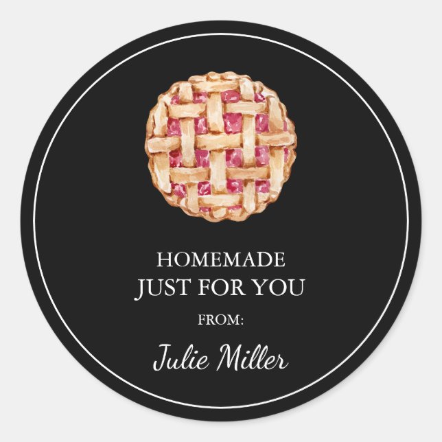 Homemade nur für Sie Piepton Runder Aufkleber (Vorderseite)