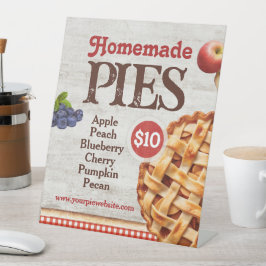 Homemade Pies Table Sockelschild