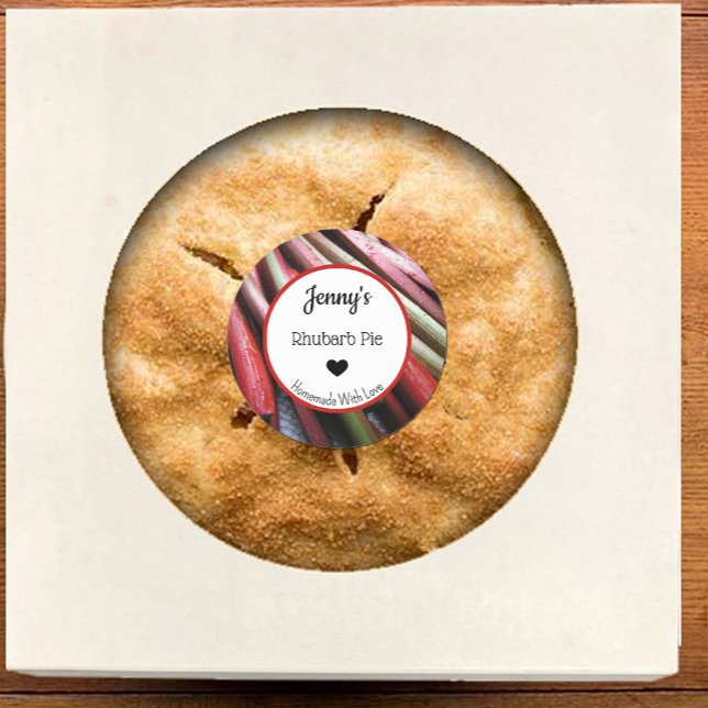 Homemade Rhubarb Pie Sticker (Von Creator hochgeladen)