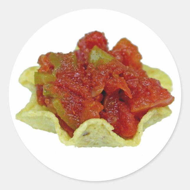 Homemade Salsa Runder Aufkleber (Vorderseite)